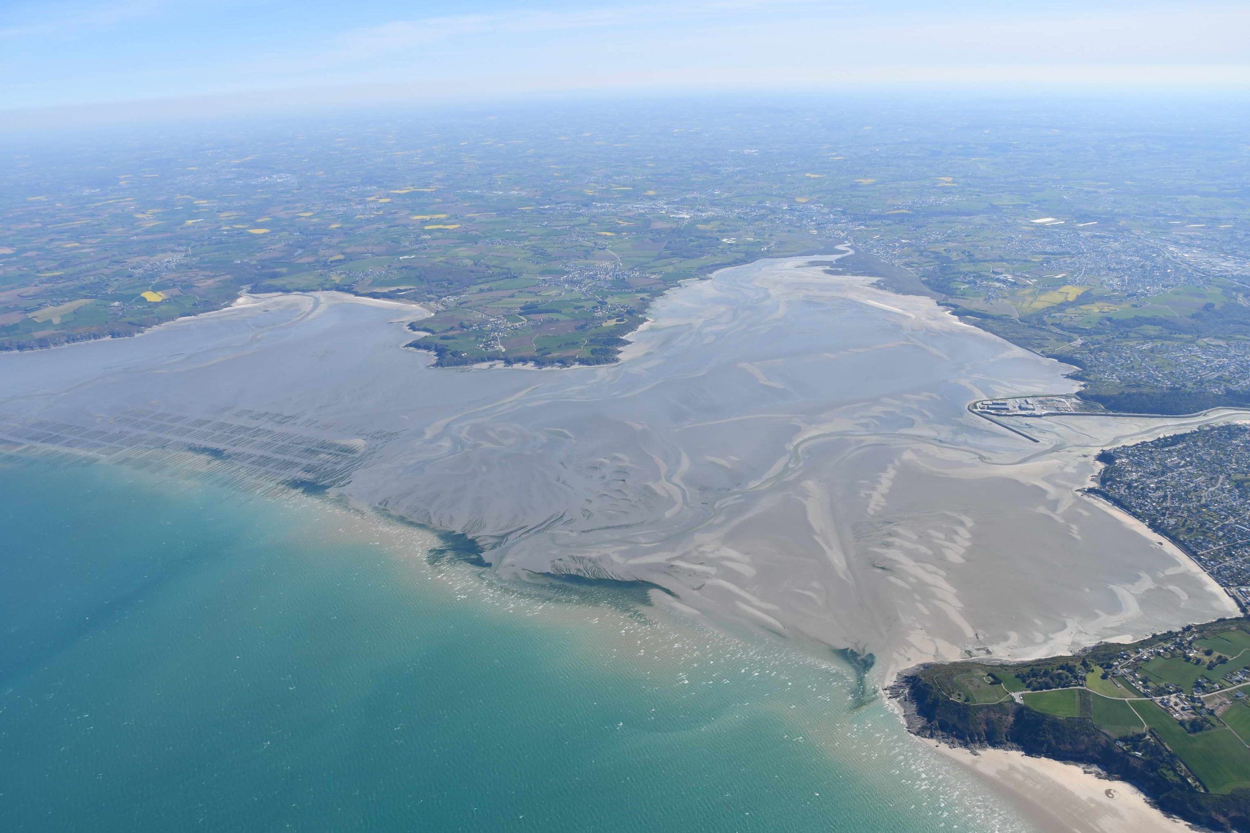 Baie de Saint-Brieuc - anse d'Yffiniac. Avril 2021. ©CEVA